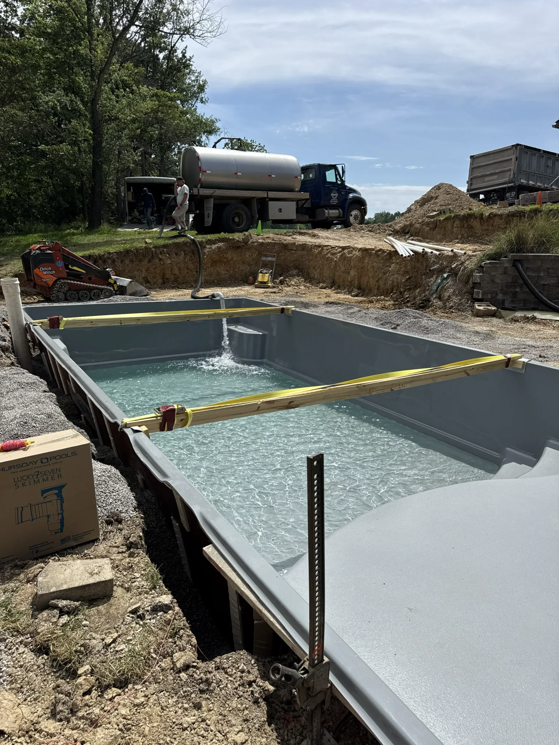 filling pool millstadt illinois